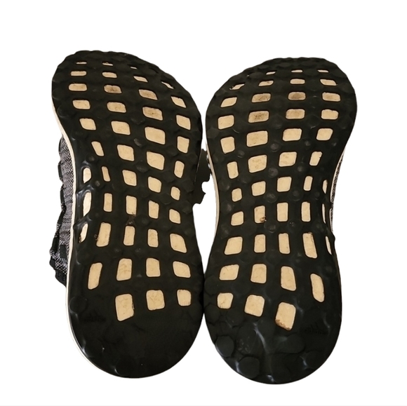 adidas BOOST Oreo Primeknit Sneakers Mens 9.5 All Terrain S80787 Gray Black - Picture 12 of 14